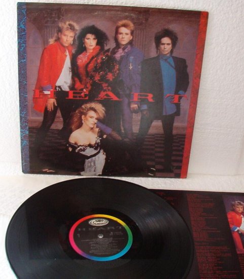 Heart Heart Record Album Capitol 1985 lp Exc Cond