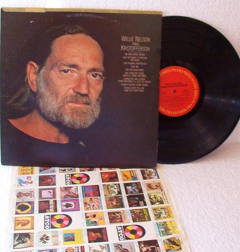 Willie Nelson Sings Kristofferson 1979 lp Album One Owner