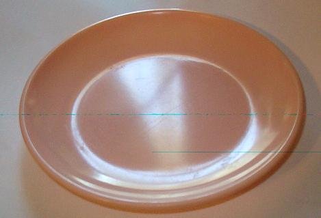 Watertown Lifetime Ware Melmac Pink Salmon Dessert Dish Vintage