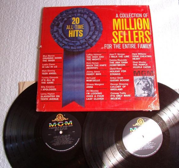 A Collection of Million Sellers For Entire Family 2 lps Oldies Rare Copye-7