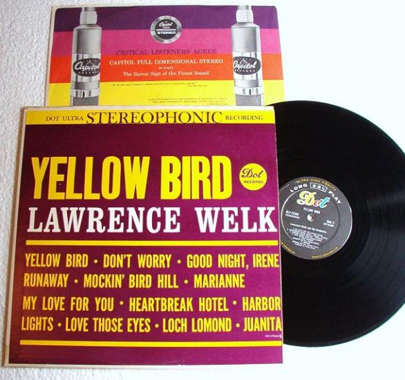 Lawrence Welk Yellow Bird lp Made in Canada - Near Mint