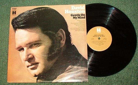 Gentle on My Mind David Houston 1967 lp Record One Owner