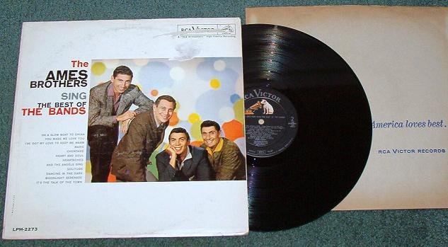 The Best of the Bands The Ames Brothers Sing lp 1960 rca lpm 2273