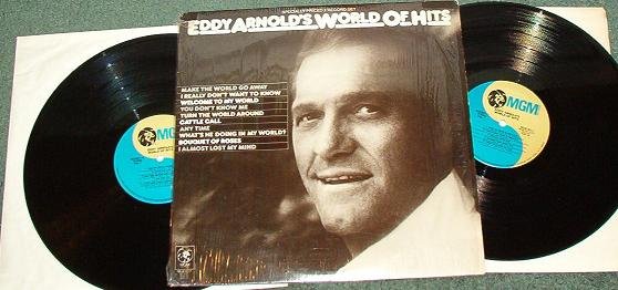 World of Hits by Eddy Arnold Double Album 1976 Polydor lp