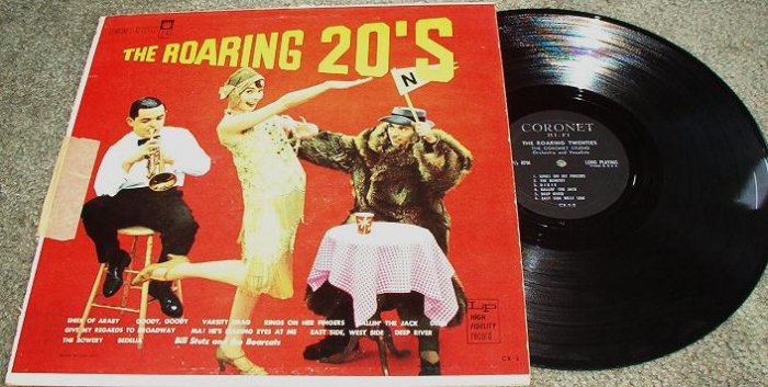 The Roaring 20s lp Coronet Records cx-2 Bill Stutz