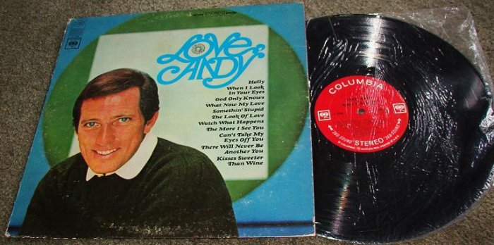 Love Andy - Andy Williams lp