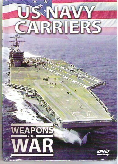 US Navy Carriers Weapons of War - 2006 Sealed dvd 1025790060