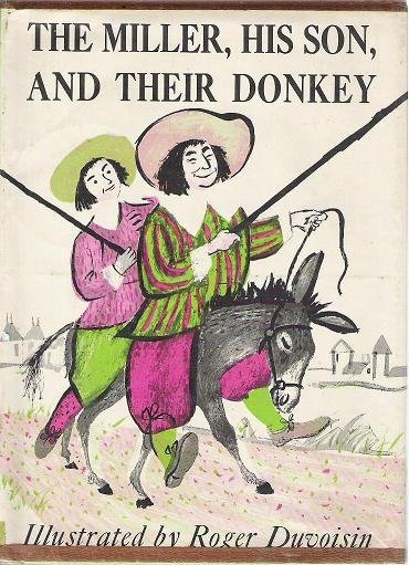 The Miller His Son and Their Donkey Illust R Duvoisin 1969 Hardcopy