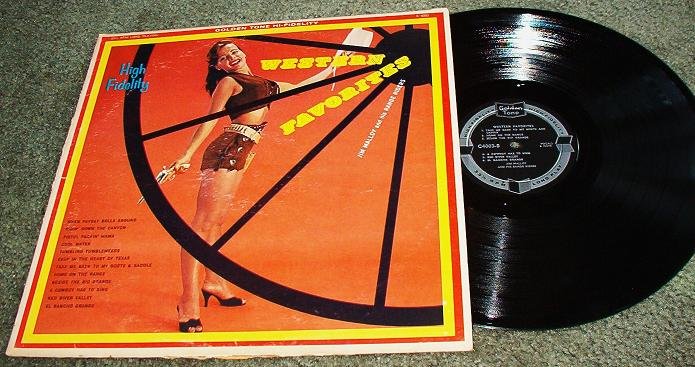 Western Favorites - Jim Malloy and Range Riders lp c4003 Record One Owner