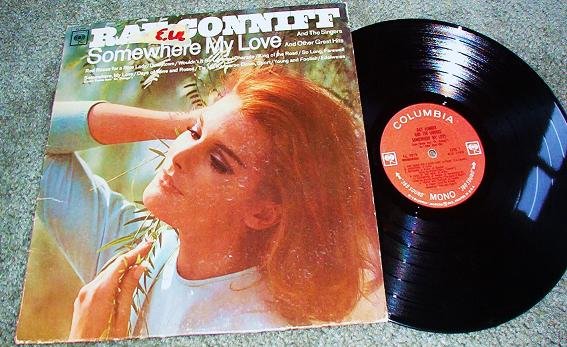 Ray Conniff lp 1966 cl2519 Somewhere My Love, Red Roses, Charade