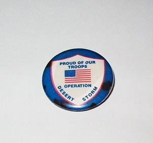 Operation Desert Storm Proud of Our Troops Pin