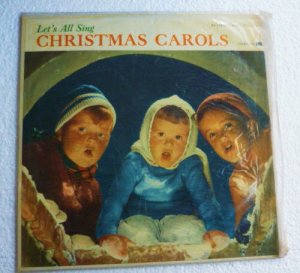 Malvin Carolers Lets All Sing Christmas Carols 1956 lp ls2005