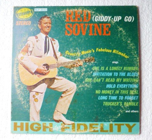 Giddy-up Go LP BY Red Sovine 1960s lp Nashville nlp 2033