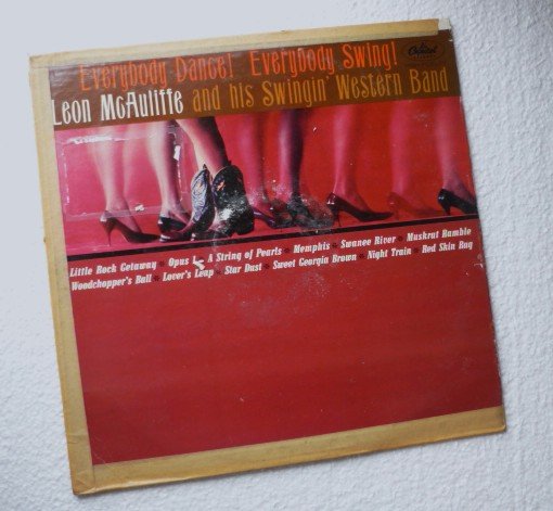 Everybody Dance Everybody Swing lp - Leon Mcauliffe 1960s t2148