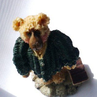 Shelly Bear 1997 Resin Statue Francis No 483/5000 Proverbs 3:13