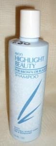 Highlight Beauty Shampoo by Avon for Brown or Black Hair 12 oz