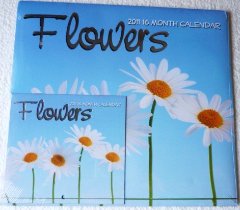 2011 16 Month Calendar Blooming Flowers with Purse Calendar Included Sealed