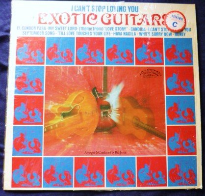 I Cant Stop Loving You by The Exotic Guitars lp r8085