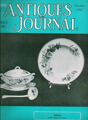 The Antiques Journal October 1967 Belleek Stamps