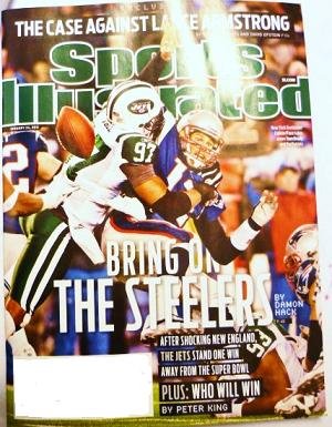 Unread - Sports Illustrated January 24 2011 Lance Armstrong The Jets The Steelers