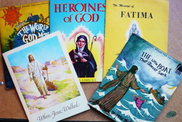 Five Religious Books for Children - Stories of Jesus Fatima God etc