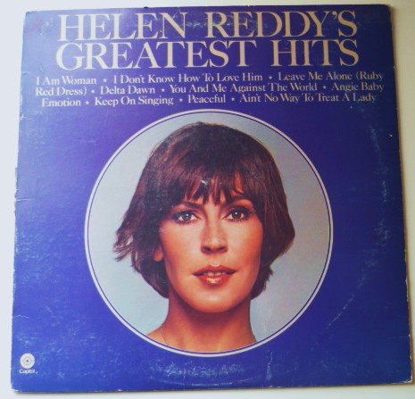 Greatest Hits - Helen Reddy 1975 lp st-11467 - vg