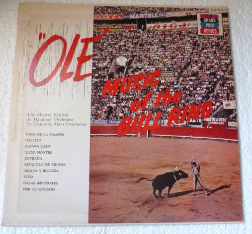 Ole Music Of The Bull Ring lp - The Matadors Orchestra k-125 NM-