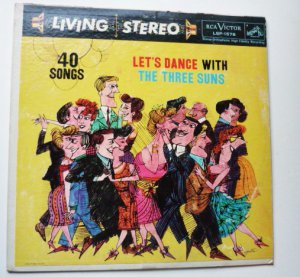 Lets Dance with the Three Suns lp lsp1578