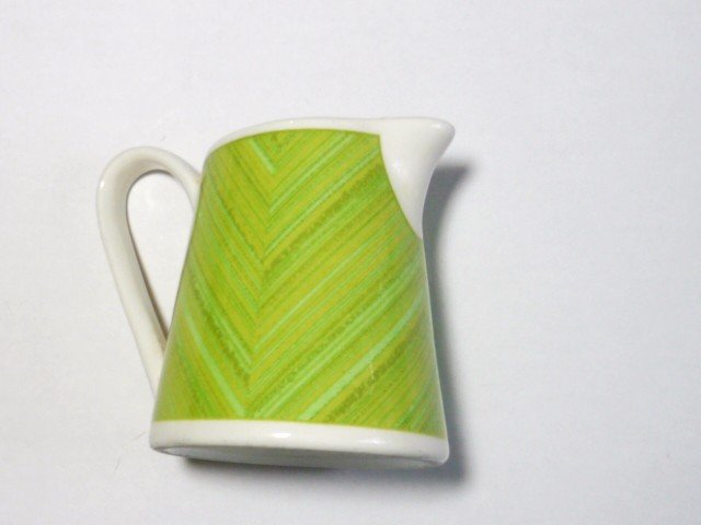 Syracuse China Sterlite Syralite Restaurantware Creamer 1980s Green / White Many Available