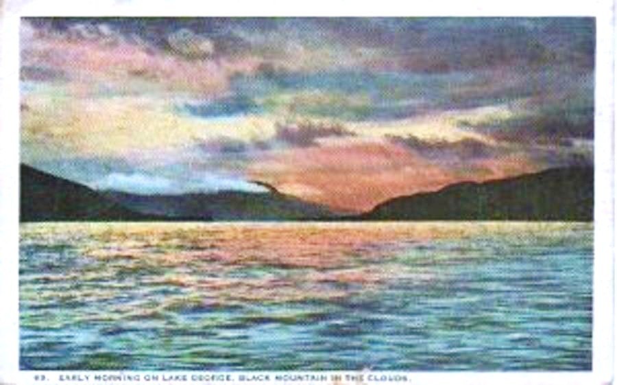 Lake George NY New York Post Card Early 1900s Unused