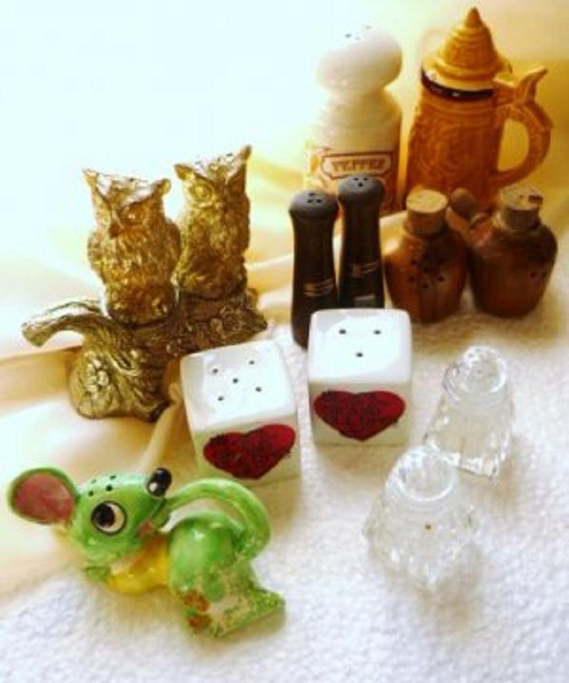 23 Salt and Pepper Shakers: Individual and Sets - Vintage - Hong Kong USA Etc