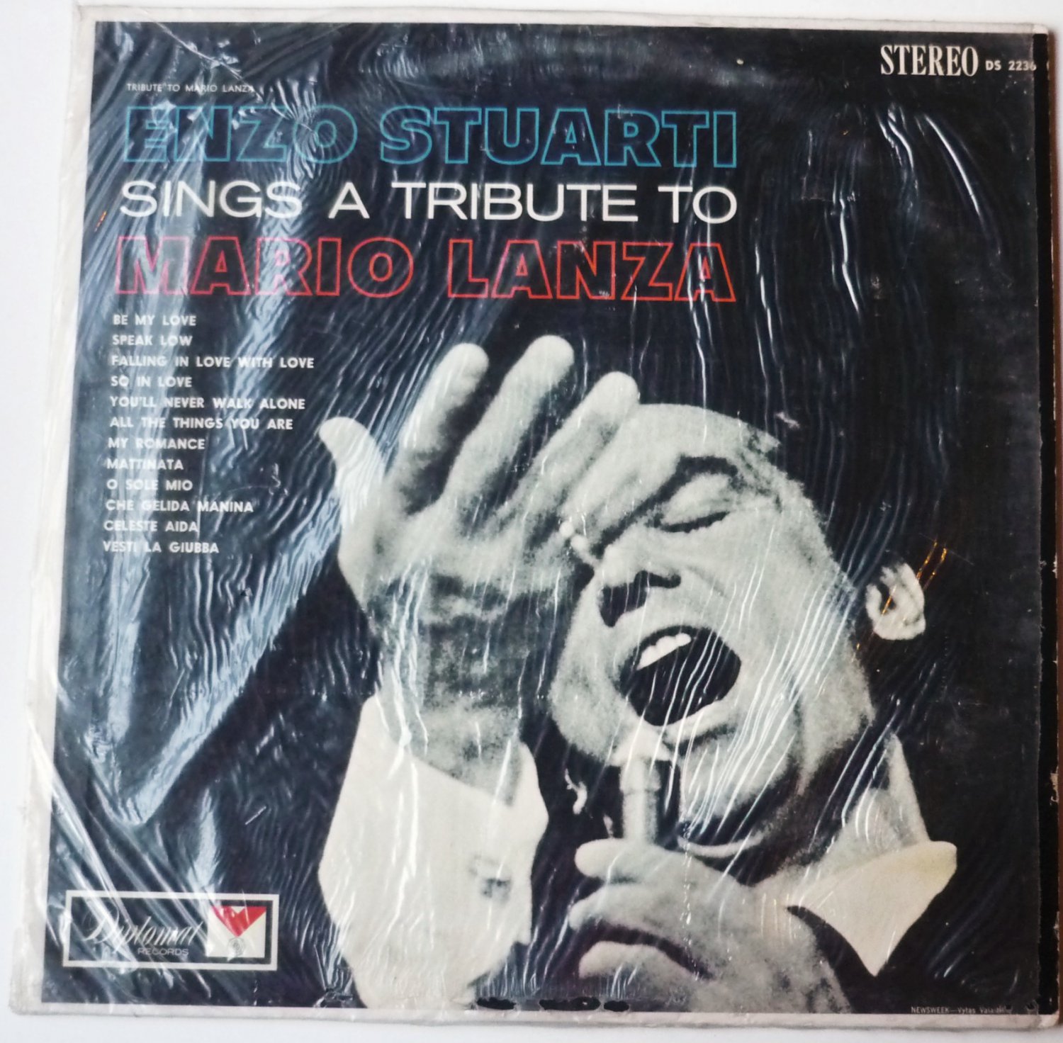 Enzo Stuarti Sings a Tribute To Mario Lanza lp Stereo
