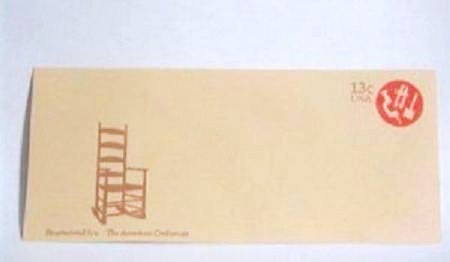 USPS Bicentennial Era American Craftsman 13 cent Envelope Unused