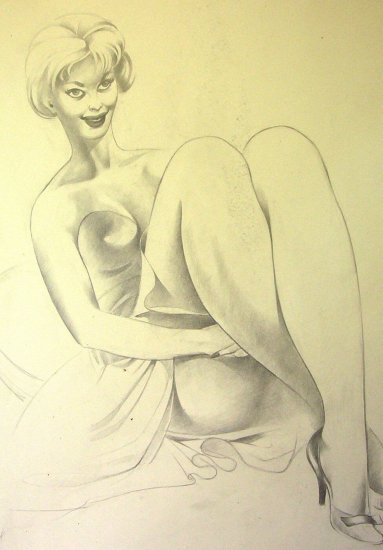 A.E. (Ted) Ingram - Original Sketches (4) using 2 sides