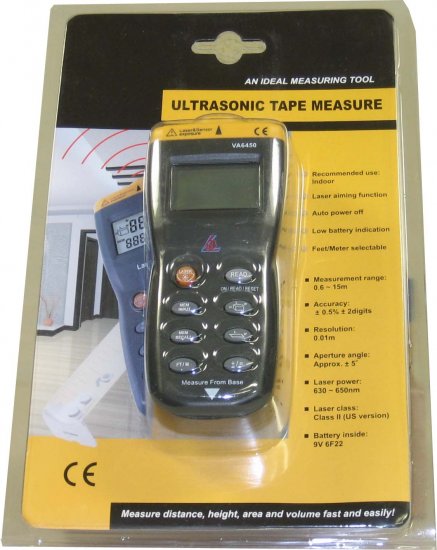 SALES Ultrasonic Distance Meter VC6450 FREE SHIPPING