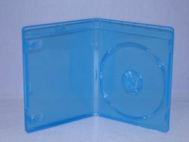 200pcs CD/DVD/Blu-Ray Blue Single Case for PS3/Movie