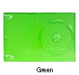 14mm DVD Case Single Green 50pcs/pack
