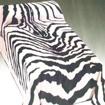ZEBRA PRINT QUEEN SIZE BLANKET