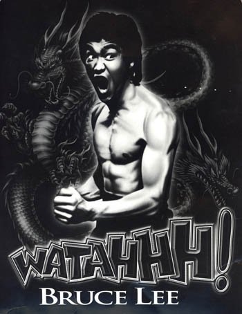 BRUCE LEE WATAHHH QUEEN SIZE BLANKET