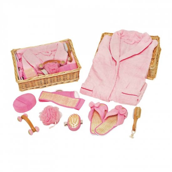 SPASAK 9PC SPA SET IN GIFT BASKET