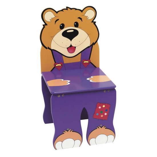 WYNDHAM HOUSE HAND PAINTED CHILDRENS BEAR CHAIR