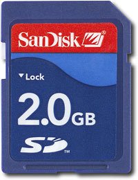 SanDisk - 2GB Secure Digital Memory Card for Nintendo Wii
