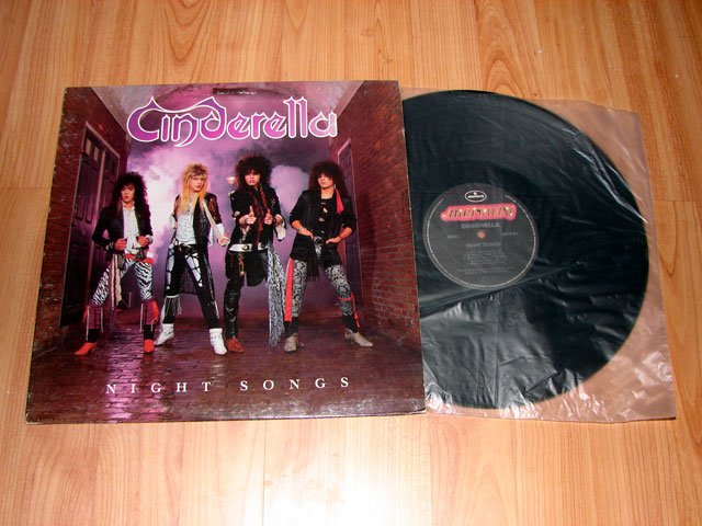 CINDERELLA NIGHT SONGS VINYL LP RECORD