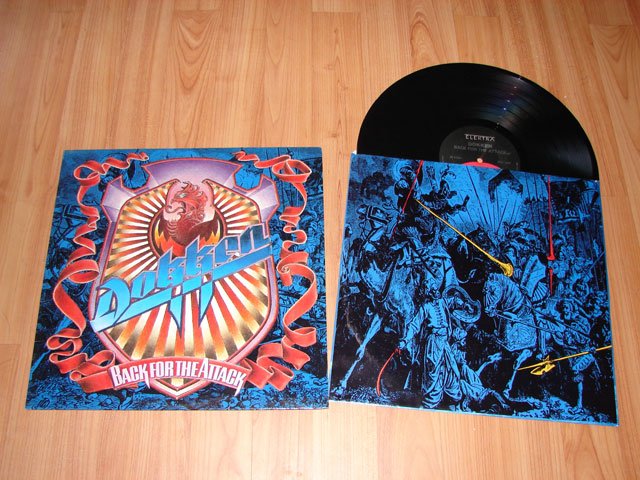 DOKKEN BACK FOR THE ATTACK VINYL LP RECORD