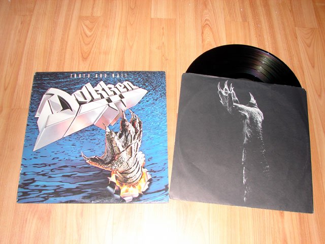 DOKKEN TOOTH AND NAIL VINYL LP RECORD