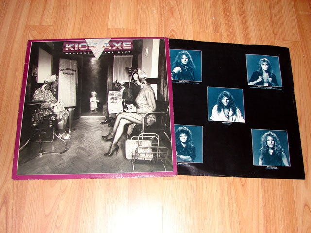 KICK AXE WELCOME TO THE CLUB VINYL LP RECORD