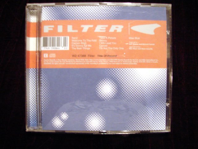 FILTER TITLE OF RECORD CD