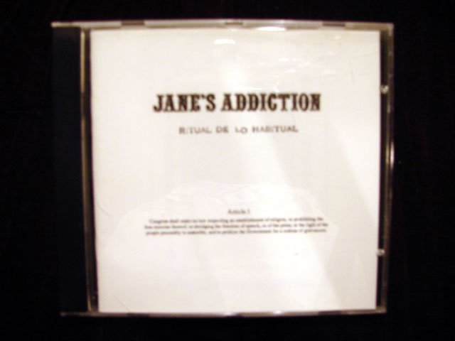 JANE'S ADDICTION RITUAL DE LO HABITUAL CD