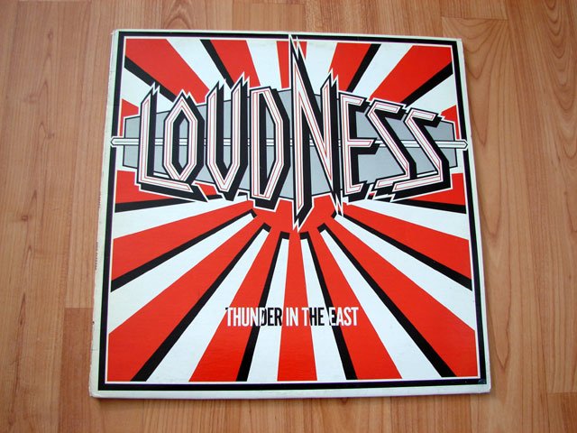LOUDNESS THUNDER IN THE EAST VINYL LP RECORD
