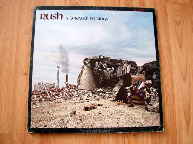 RUSH A FAREWELL TO KINGS VINYL LP RECORD